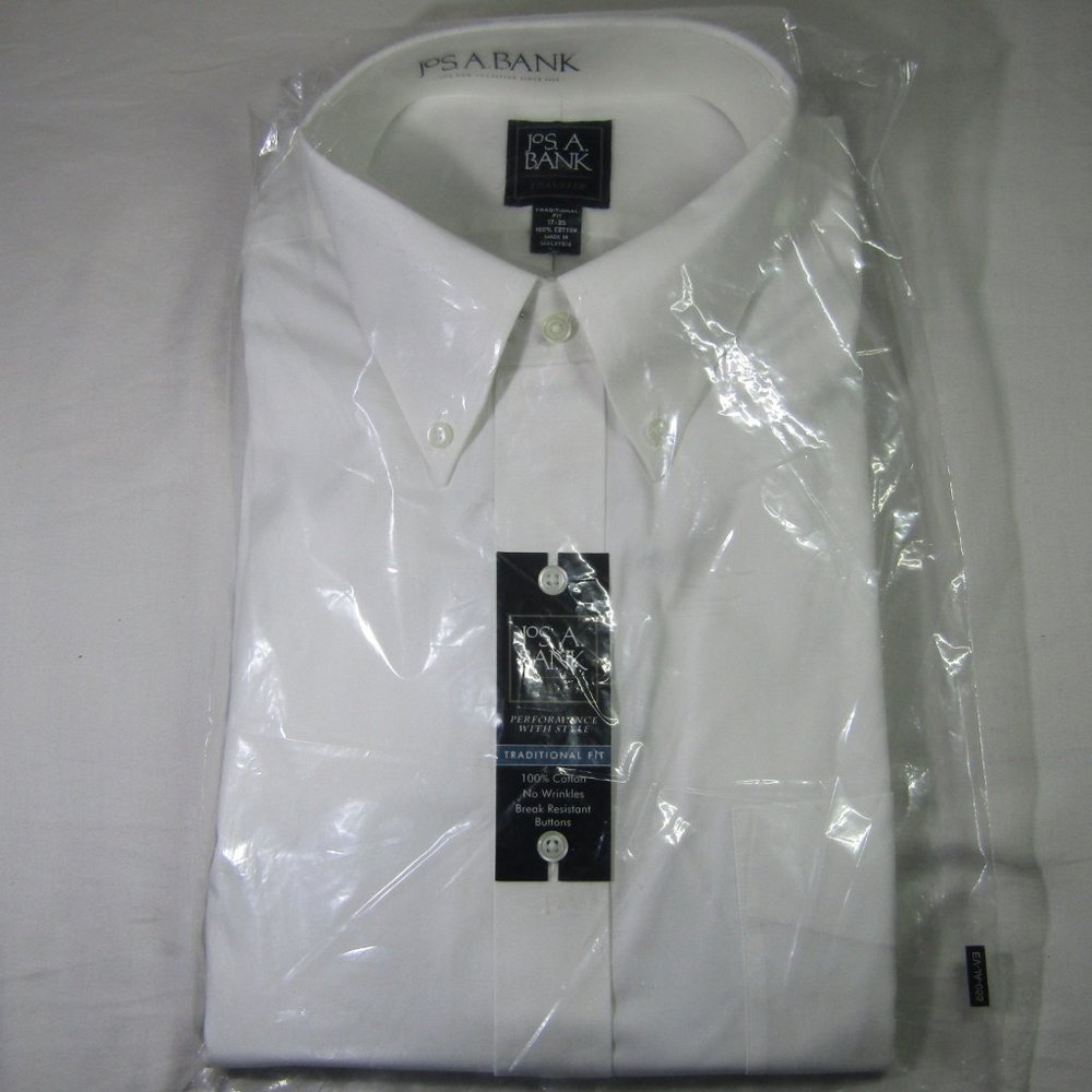 White - Jos. A. BANK Dress Shirt